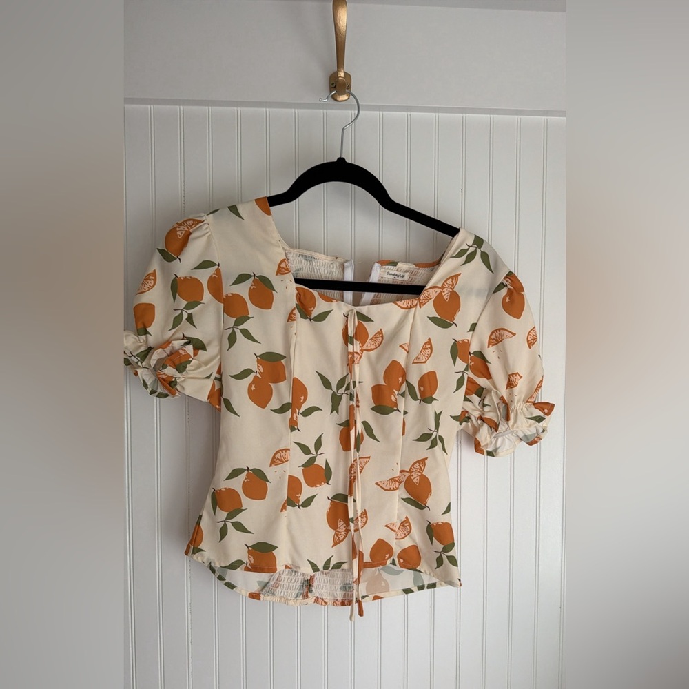 Floral Print Women's Blouse
